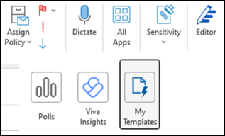 All apps my templates missing in Outlook
