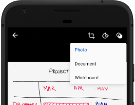 Select from a variety of different image modes