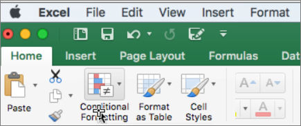 Conditional Formatting