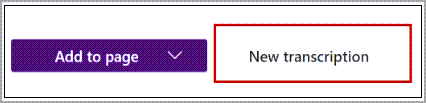 New transcription