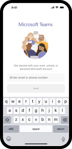 Group of people and empty fields to sign in