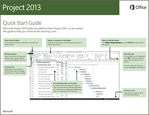 Project 2013 Quick Start Guide