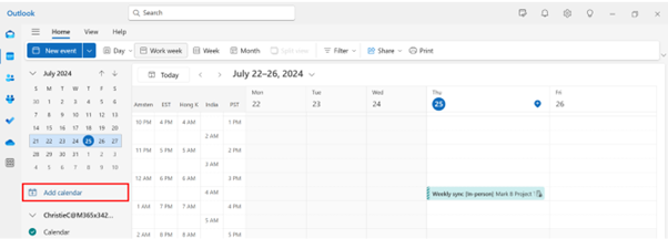 Screenshot showing split view in the ribbon