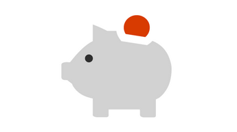 illustration of a piggy bank