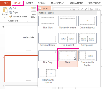 Reapply a layout that you've changed in Slide Master View