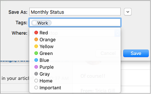 Set a name, tag, and save location for your email template