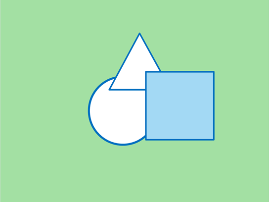 Thumbnail image of Visio template for Basic diagrams.