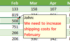 Image of a comment that's been reformatted.