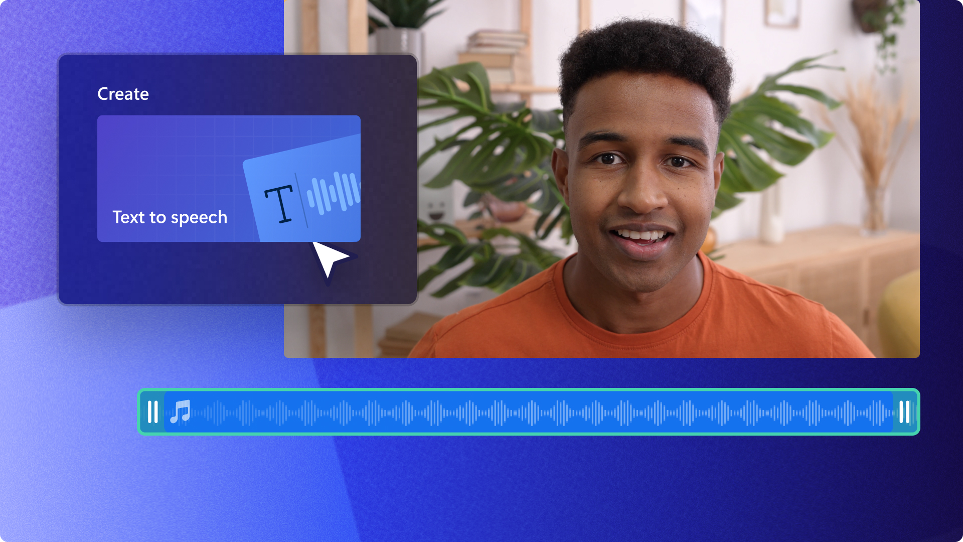 Use AI generated voice-overs in the Clipchamp video editor